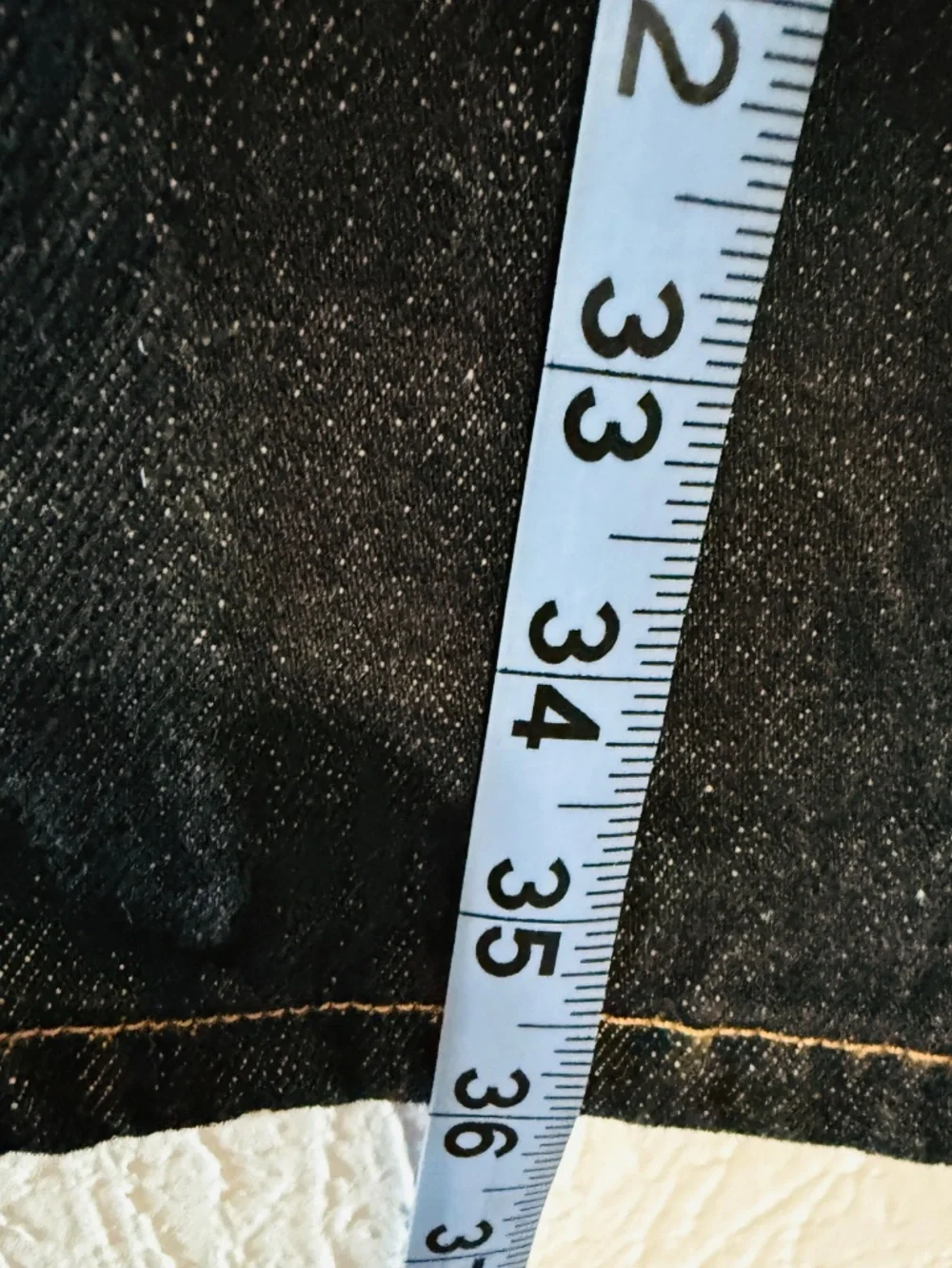 Levi Mens 501 Straight Leg Dark Blue Jeans w36 32L,